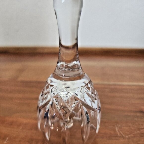 Tyrone Lead Crystal Miniature Bell 4" blown glass handcut Ireland signed - Picture 1 of 14